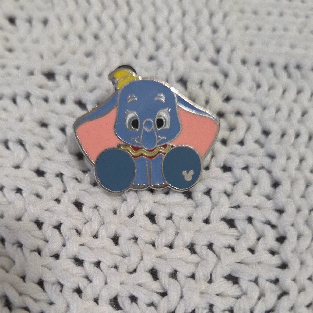 Disney Dumbo Pin - Blue, Pink, and Yellow